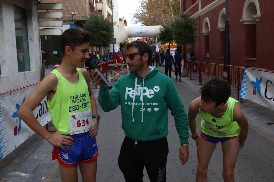 Así estaban las calles de Lorca en la carrera que despedía el año