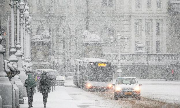 Lluvia, viento y nieve fueron inclementes con Bruselas durante el mes de diciembre. 
