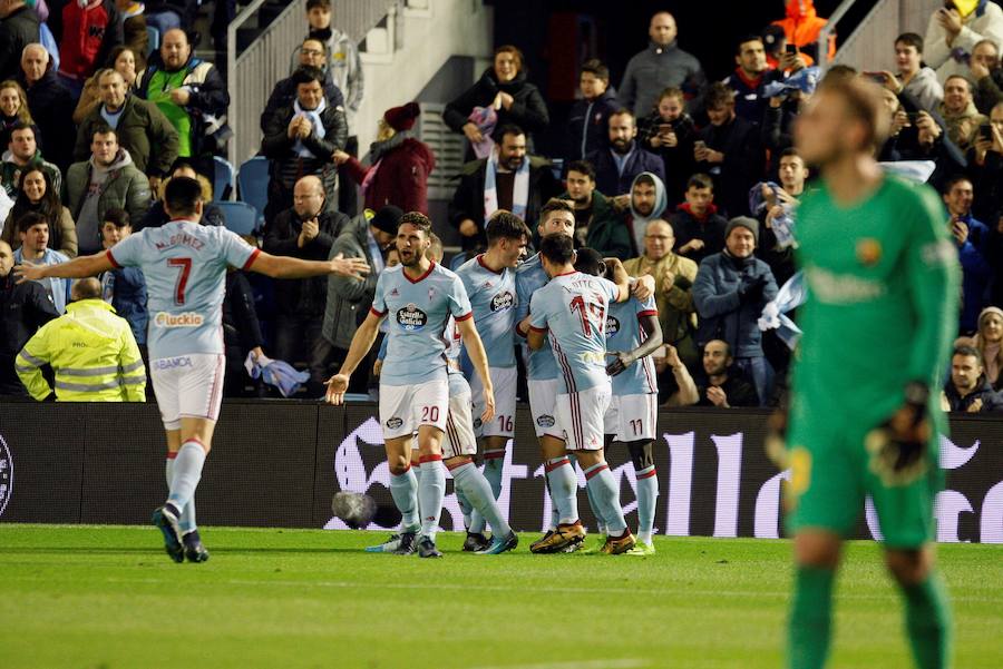 El Barcelona sacó un empate de Balaídos en los dieciseisavos de Copa del Rey gracias a un tanto del talaverano José Arnaiz. El Celta reaccionó y encontró la igualada por medio de Pione sisto. Eliminatoria abierta para el Camp Nou.