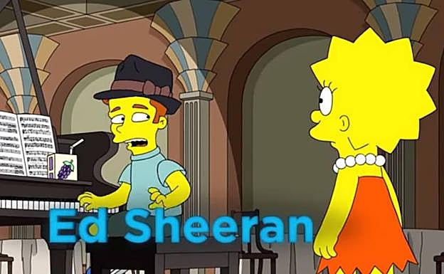 Ed Sheeran hará un cameo en Los Simpson