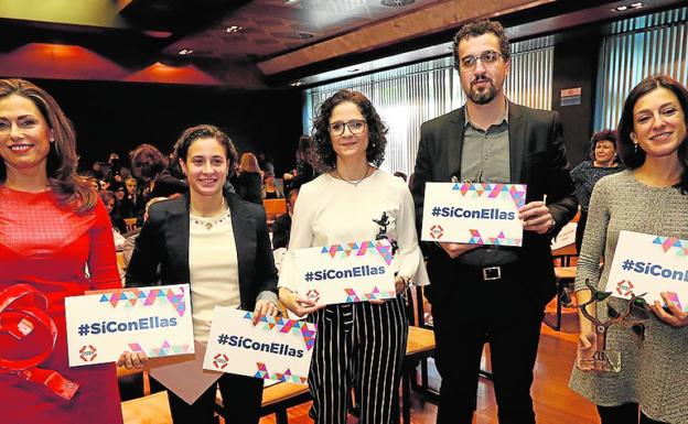 Los ganadores de los premios OMEP 2017, durante la gala de entrega de galardones. 