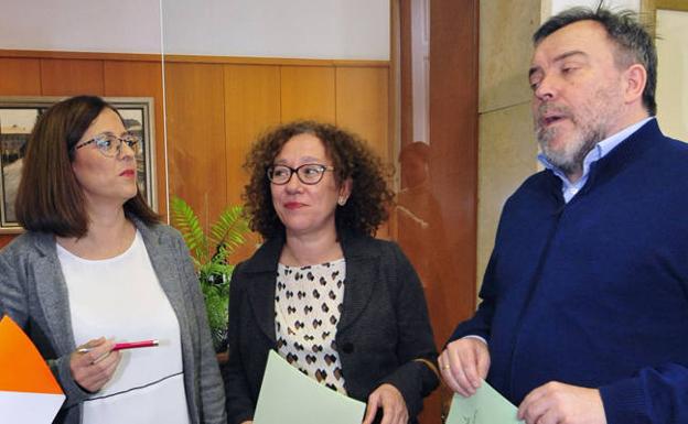 Susana Hernández, Alicia Morales y Nacho Tornel.