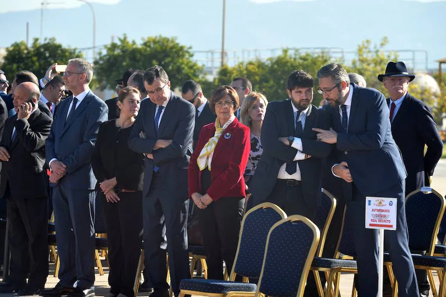 La ministra de Defensa ha visitado la base aérea de Alcantarilla