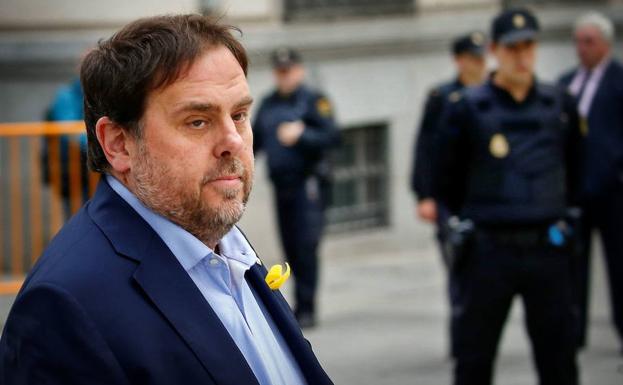 El exvicepresidente, Oriol Junqueras, en una imagen de archivo.