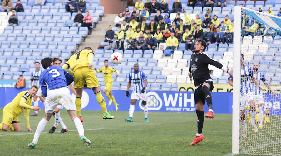 El conjunto de Mario Simón suma tres puntos en el Nuevo Colombino con un gol de Luismi en los últimos minutos para colocarse a cinco puntos del 'playoff' de descenso