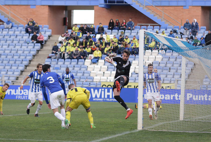 El conjunto de Mario Simón suma tres puntos en el Nuevo Colombino con un gol de Luismi en los últimos minutos para colocarse a cinco puntos del 'playoff' de descenso