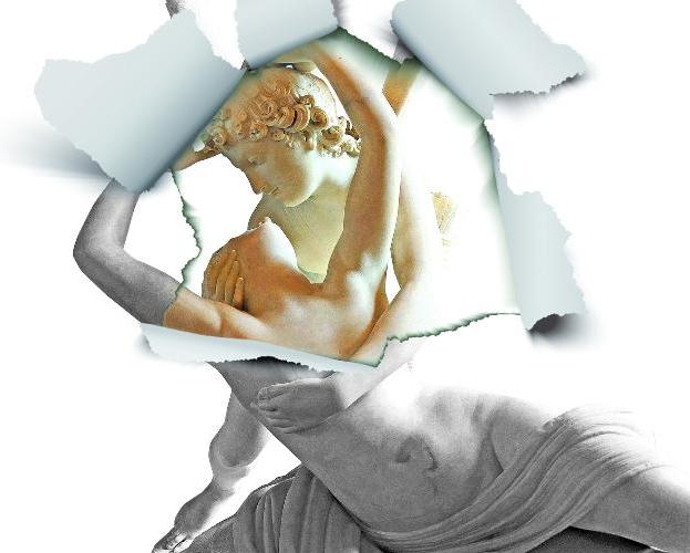 Eros y Psique. Escultura de Antonio Canova, de 1793.