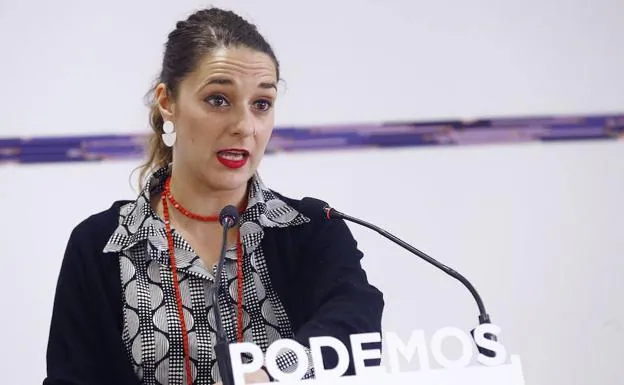 Noelia Vera, de Unidos Podemos.
