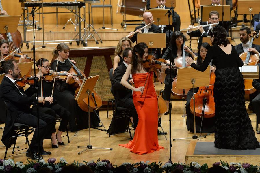 Concierto de la Sinfónica con Lina tur y Virginia Martínez en 2016.