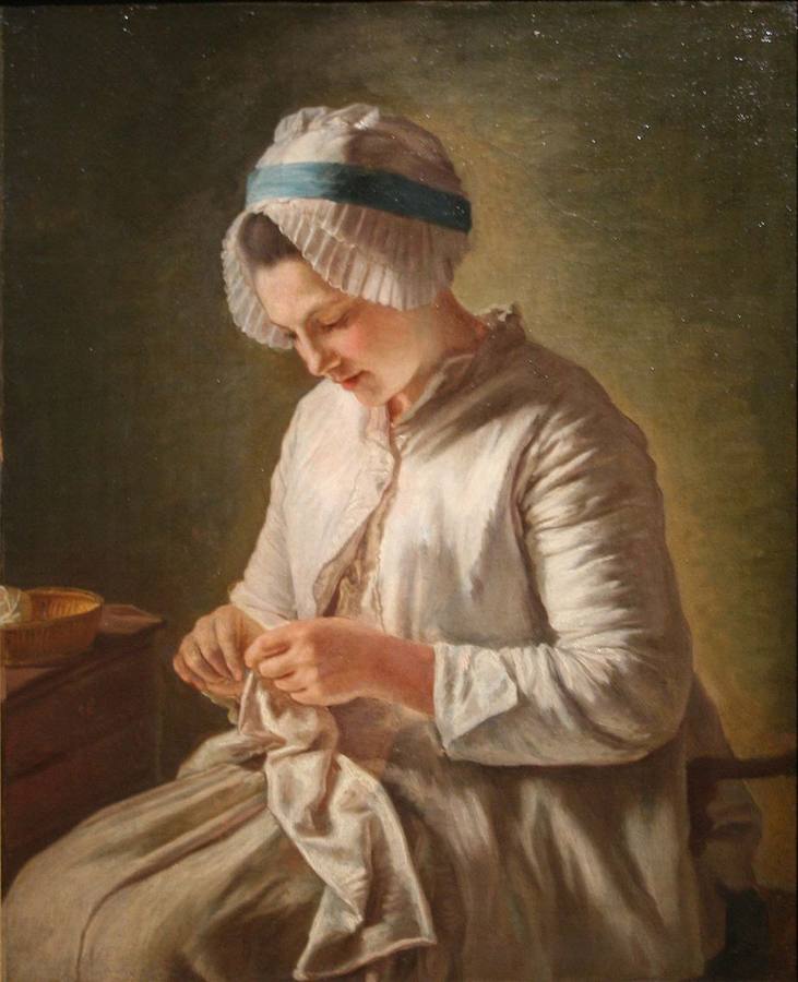 'Jeune Femme à l'ouvrage'. Musée de Beaux Arts de Marsella.