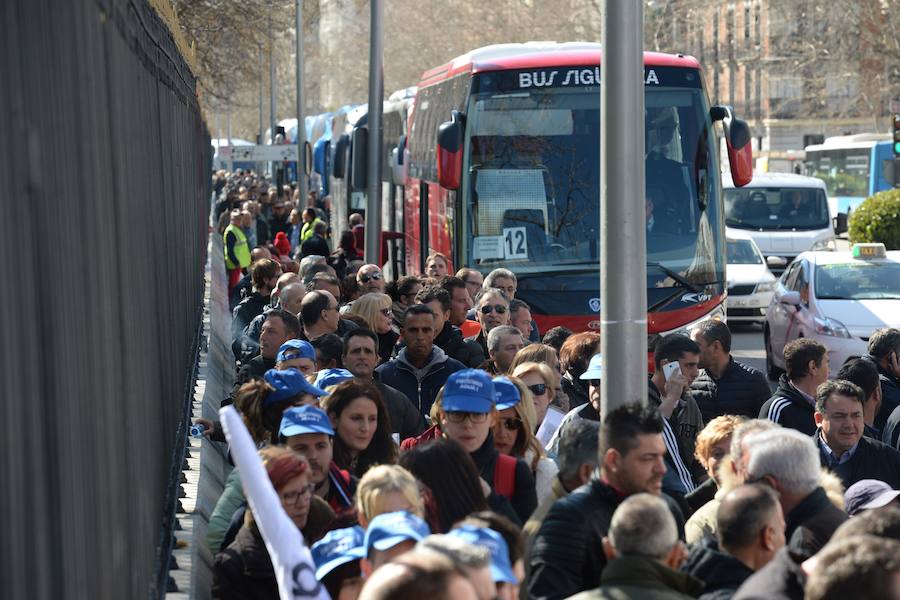 Miembros de la organización aseguran que la asistencia a la histórica marcha ronda las 50.000 personas.