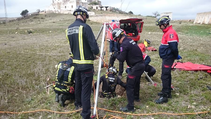 Efectivos voluntarios del cuerpo de bomberos de Murcia se han desplazado hasta la provincia de Almería para tratar de encontrar al pequeño