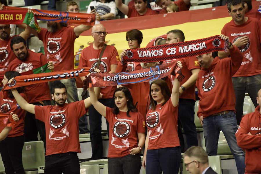 Los murcianos ganan por primera vez en un mes y medio en un partido competido que desniveló Urtasun como base. El final parecía plácido, pero un parcial de 2-12 en los últimos cuatro minutos dio incluso opción de empate al Burgos