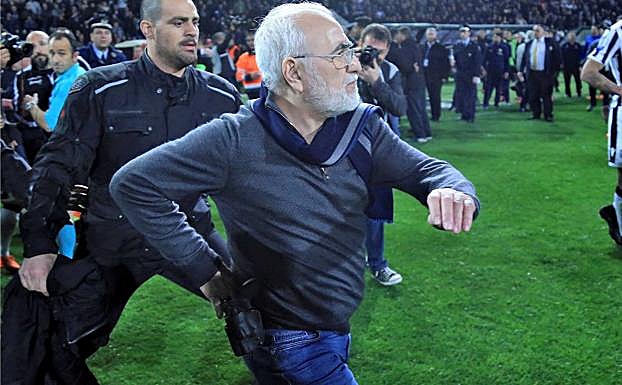 El presidente del PAOK Salónica, el empresario greco-ruso Ivan Savvidis. 