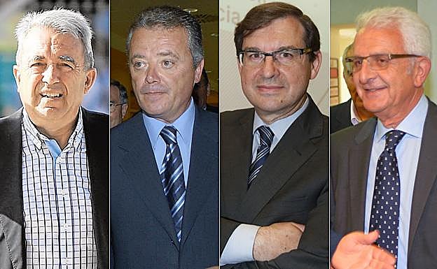 Antonio Cerdá, J. Manuel Ferrer, Amalio Garrido y Andrés Arnaldos.