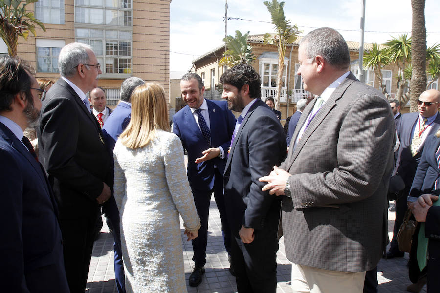 La presidenta del Congreso de los Diputados ha hecho estas declaraciones en referencia a la huida de la dirigente de ERC Marta Rovira. Pastor ha sido nombrada madrina de honor de la cofradía de Nuestro Padre Jesús Nazareno