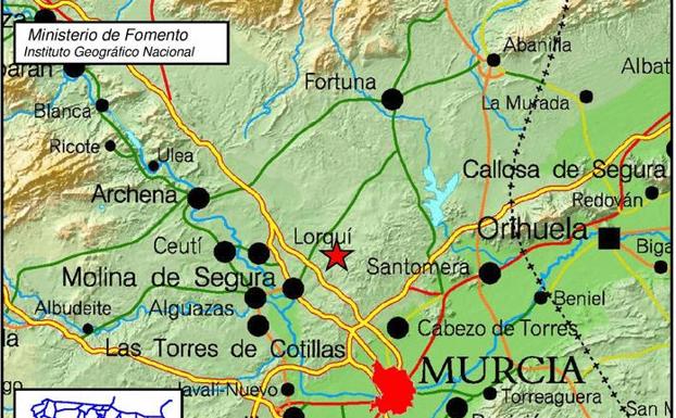 Un terremoto despierta a Molina de Segura en plena madrugada