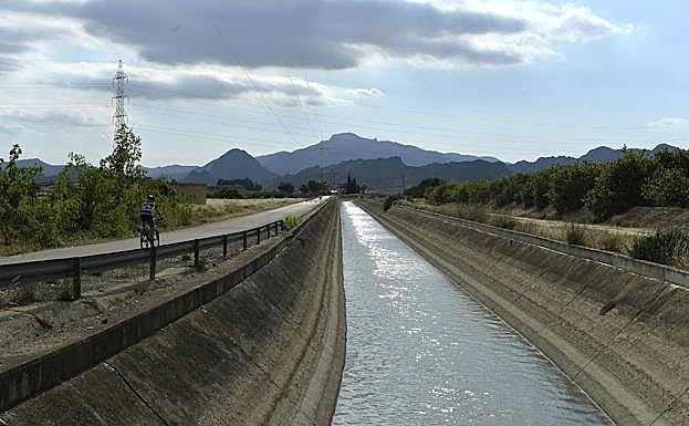 El trasvase Tajo-Segura en Campotéjar Alta, en una fotografía de archivo.