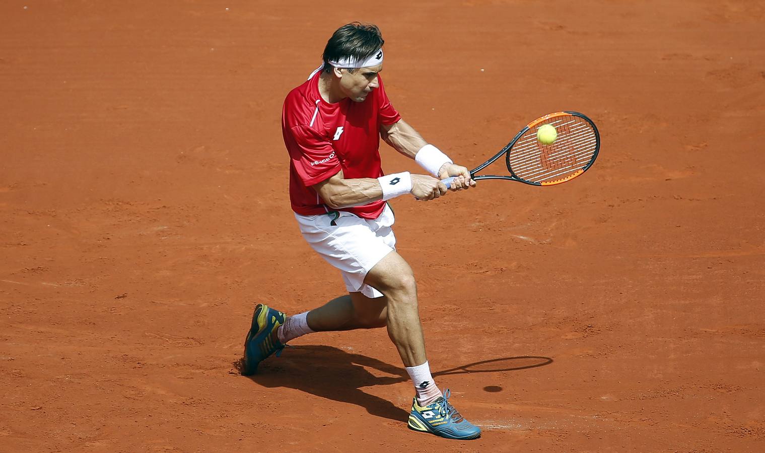 David Ferrer y Alexander Zverev, los protagonistas del primer partido de la eliminatoria de la Copa Davis entre España y Alemania. 