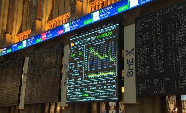 El Ibex 35 cierra con una subida del 0,21%, por debajo de los 9.800 puntos