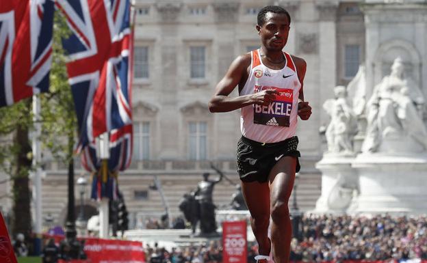 Kenenisa Bekele, uno de los favoritos en el maratón de Londres. 