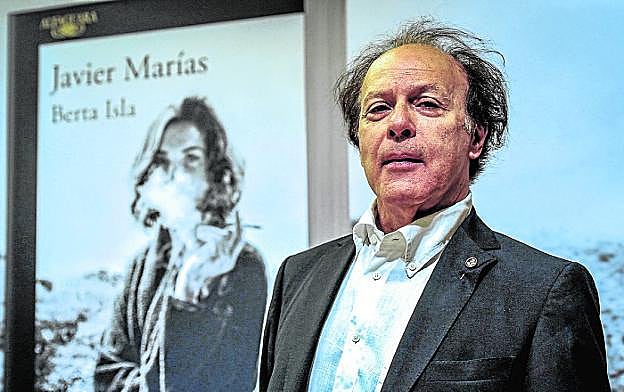 Javier Marías, en la presentación en Madrid de 'Berta Isla', en julio del pasado año.