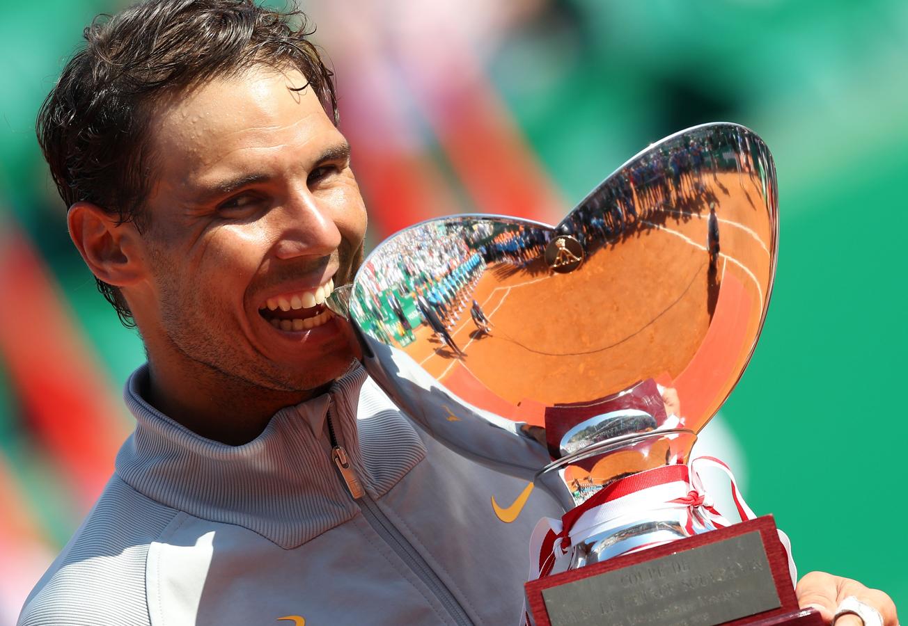 Las mejores imágenes de la final del Master 1.000 de Montecarlo entre el español Rafa Nadal y el japonés Kei Nishikori.