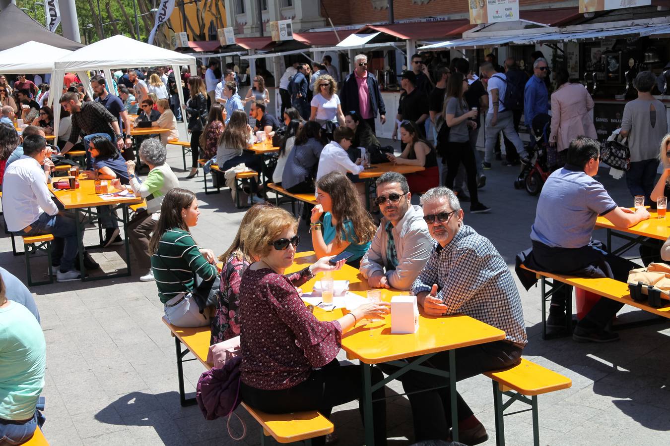El Festival de la Cerveza puso ayer su punto y final a cuatro días de fiesta y diversión en la plaza de la Universidad de Murcia