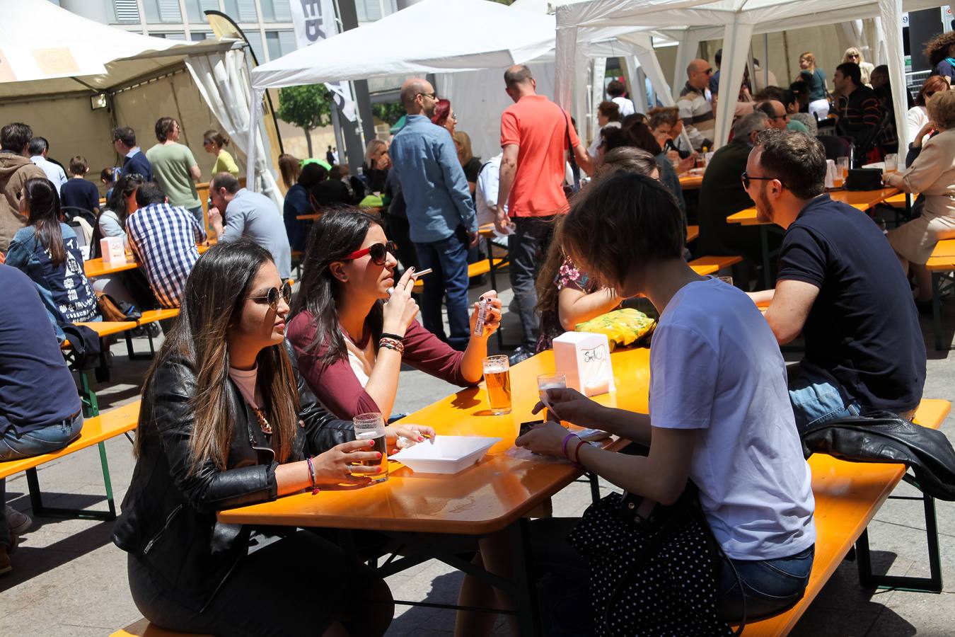El Festival de la Cerveza puso ayer su punto y final a cuatro días de fiesta y diversión en la plaza de la Universidad de Murcia