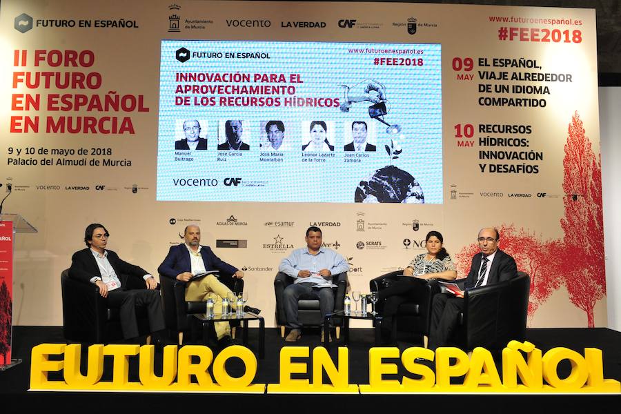 La ministra de Agricultura, que inauguró la segunda jornada del foro Futuro en Español, aboga por «un pacto que asegure el equilibrio entre la defensa del medio ambiente y su disponibilidad y que mitigue los impactos negativos del cambio climático»