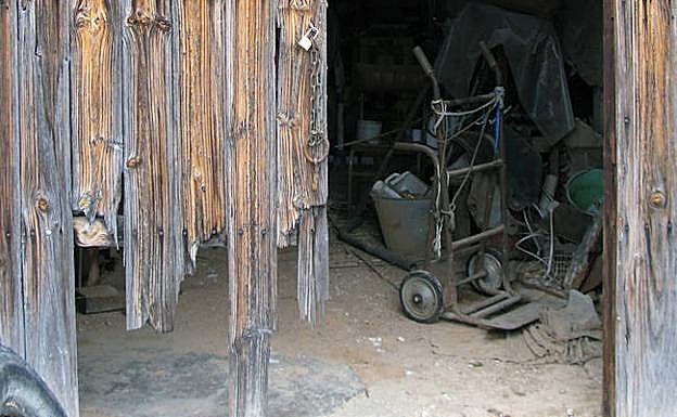 La fincha en la que estaban robando.