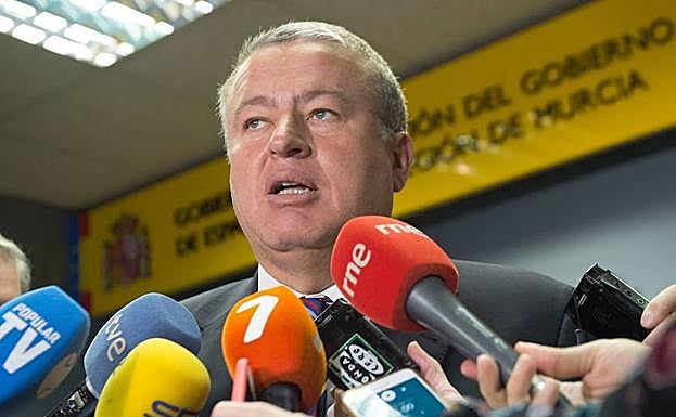 El delegado de Gobierno de la Región de Murcia, Francisco Bernabé, en una fotografía de archivo.