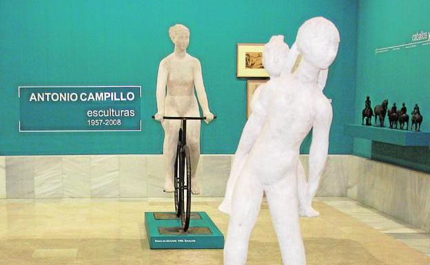 Sala monográfica con obras de Campillo, en el Museo Ibáñez.