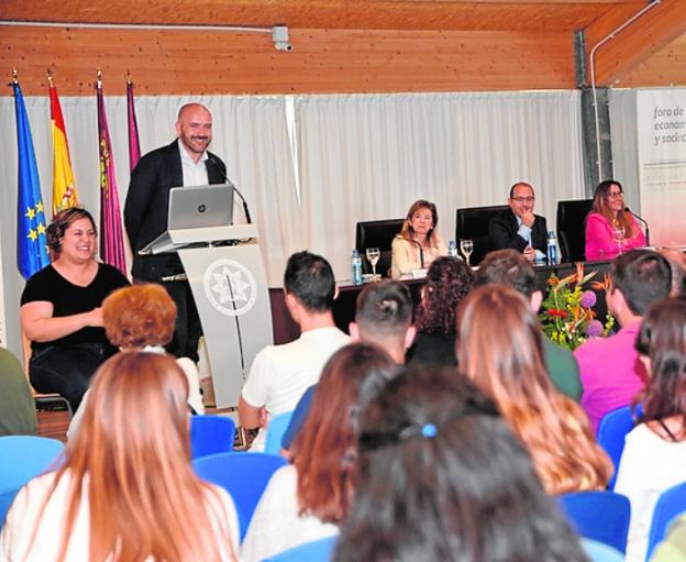 Manuel Alejandre, durante su charla.