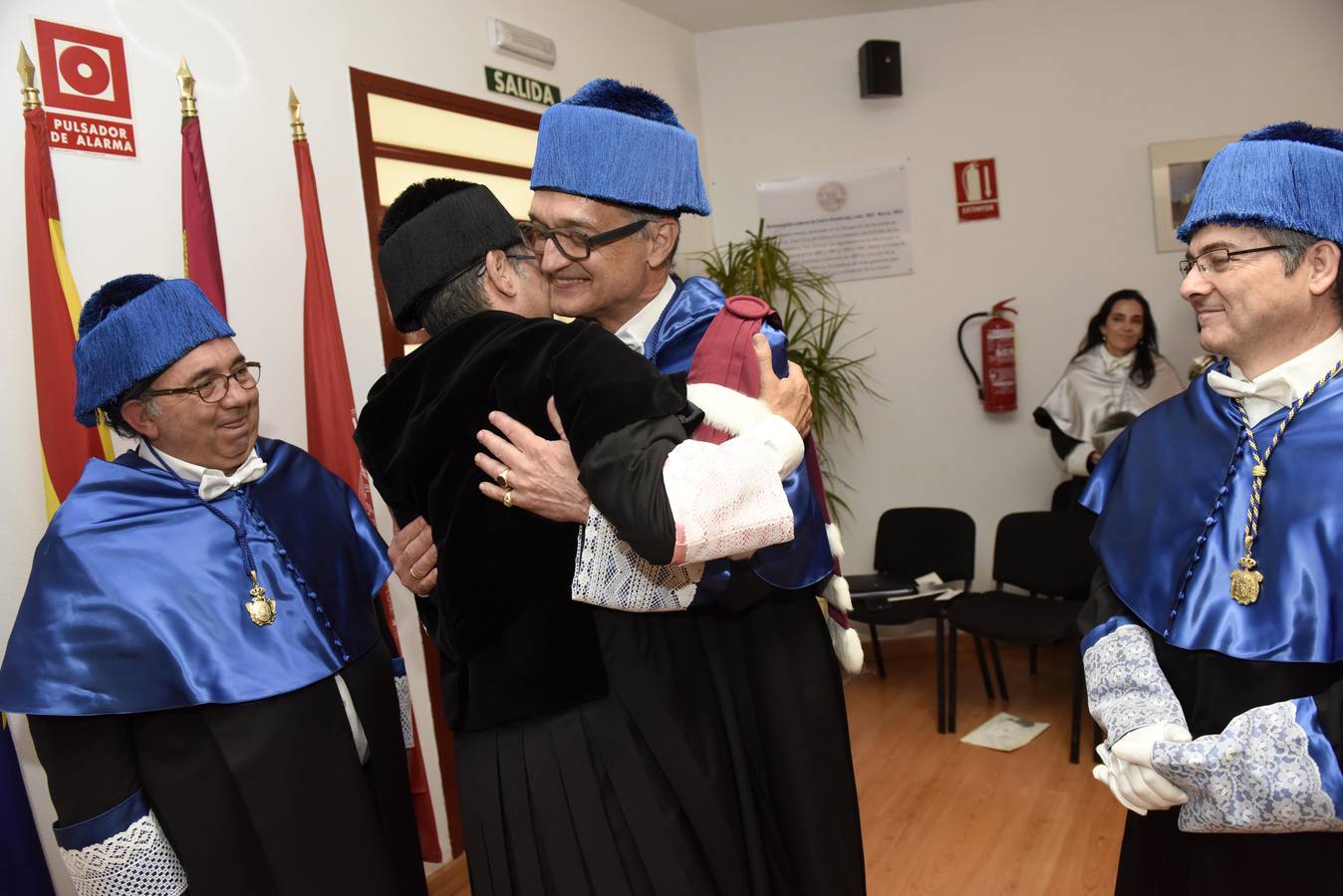 El rector de la UMU ha presidido el acto de investidura como Doctor Honoris Causa de Walter Schachermayer