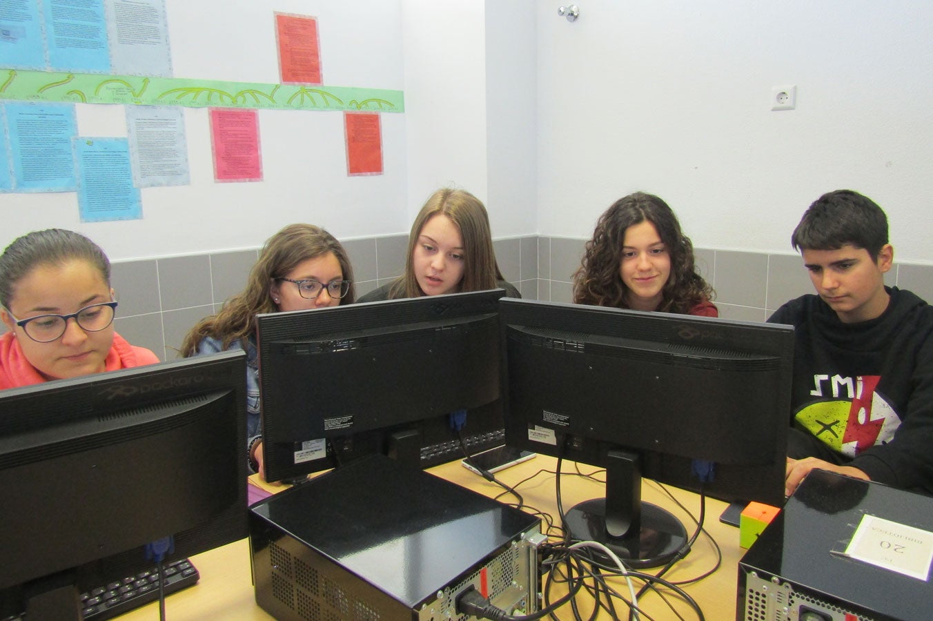 Grupo del colegio El Ope de Archena.