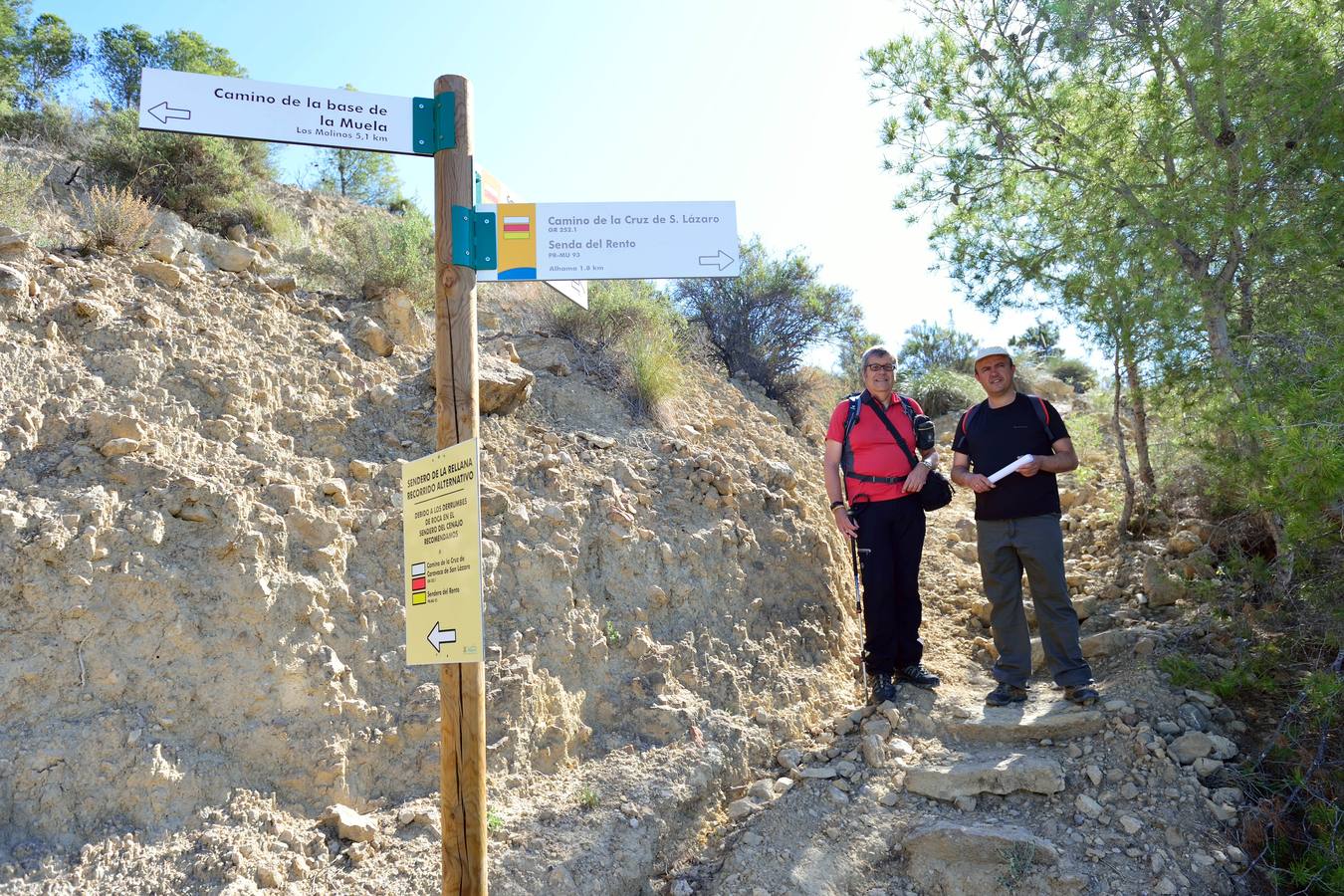 El Ayuntamiento de Alhama restaura la Red de Senderos de la sierra, un patrimonio común que estaba perdido