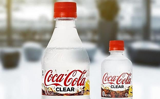 Coca-Cola lanza su primera bebida transparente