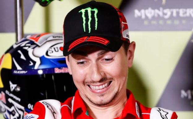 Jorge Lorenzo en rueda de prensa