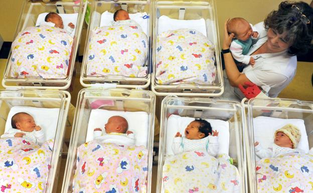 El número de nacimientos sigue bajando en la Región