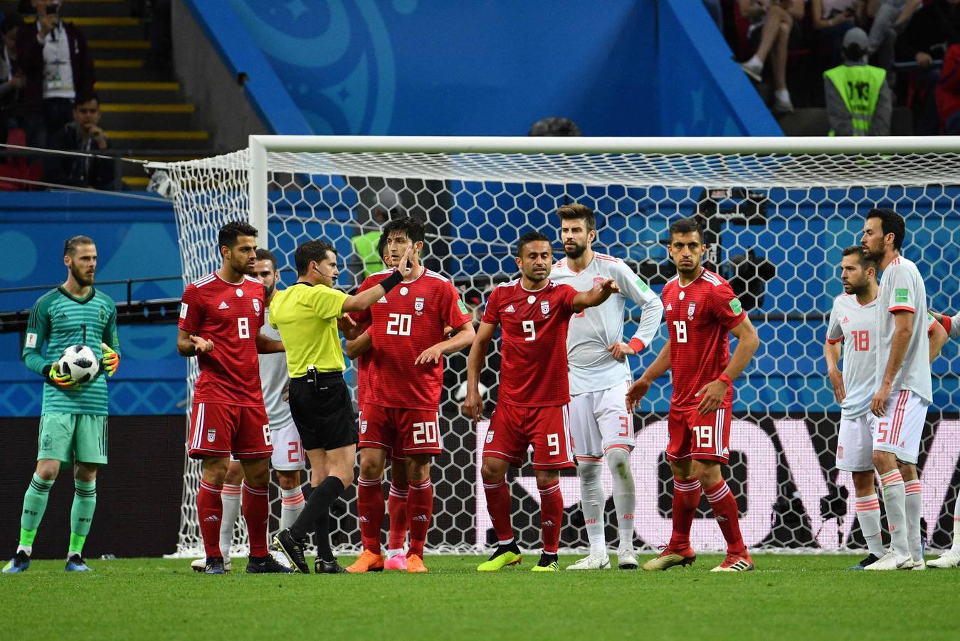 Fotos: Gol anulado a Irán ante España