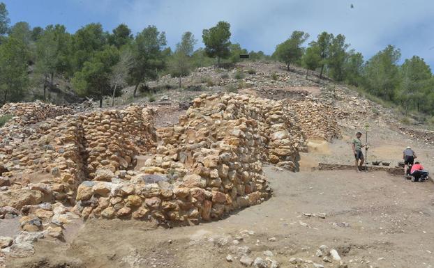 Imagen del yacimiento de La Bastida. 