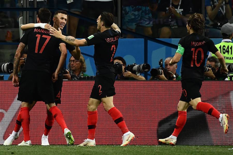 Fotos: Croacia-Dinamarca, en imágenes