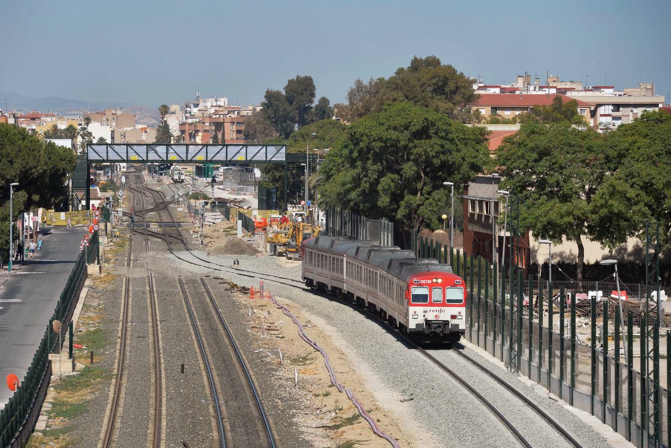 Esta fase de los trabajos se enmarca en las obras de soterramiento de la estación, Barriomar y Nonduermas, que junto a las de los tramos Nonduermas-Sangonera y Sangonera-Lorca serán licitadas próximamente