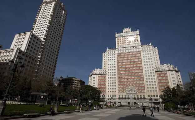 Edificio España, en Madrid. 