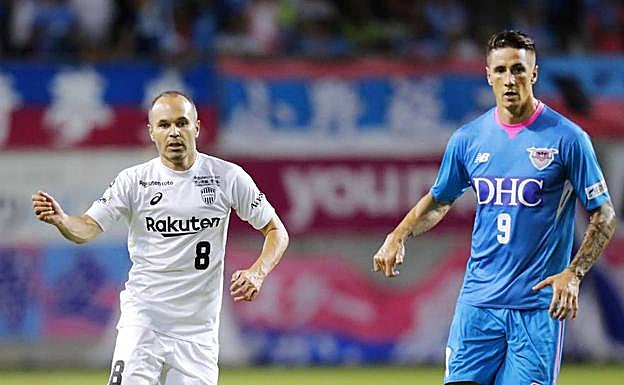 Andrés Iniesta y Fernando Torres. 