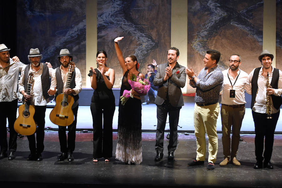 La bailaora ofrece una actuación en el Auditorio Parque Almansa tras recibir el premio del 49 Festival Internacional de Teatro, Música y Danza de San Javier.