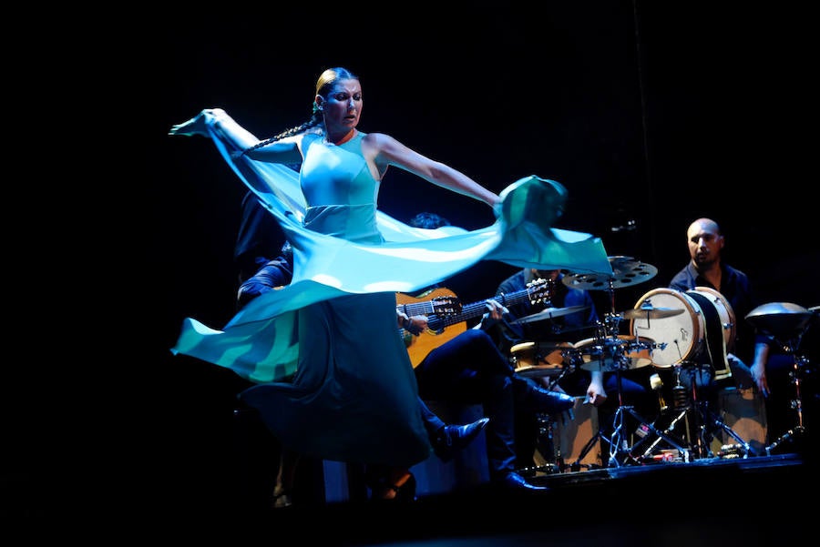 La bailaora ofrece una actuación en el Auditorio Parque Almansa tras recibir el premio del 49 Festival Internacional de Teatro, Música y Danza de San Javier.