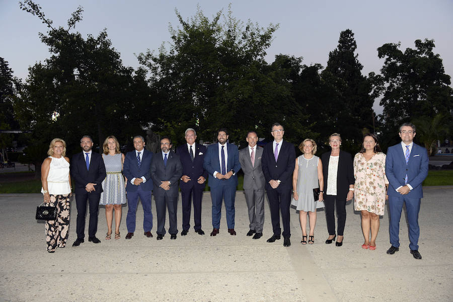 El diestro de Cehegín, que el próximo martes está anunciado en el coso de La Condomina en sus 25 años de alternativa, fue el pregonero taurino de la Feria 2018 en un acto en el Auditorio