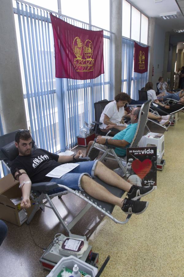 Tropas y legiones de las fiestas de Cartagineses y Romanos participan en la iniciativa de donación de sangre y médula ósea XII Batalla